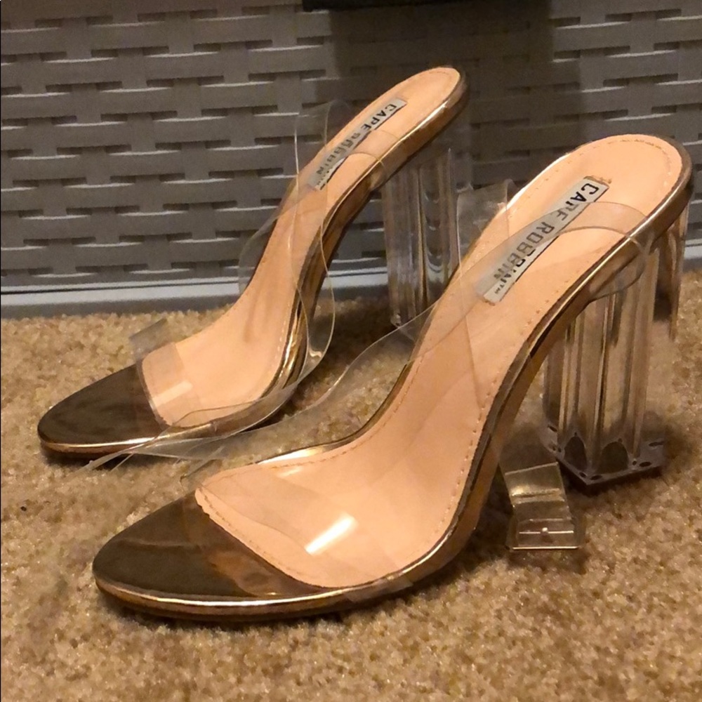 Clear heels from lolashoetique